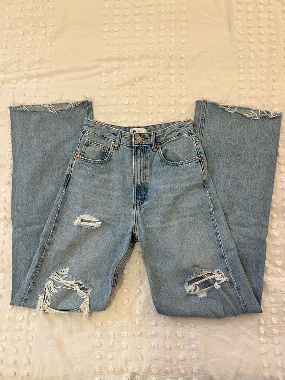 Zara Wide Leg Jeans Size US 4